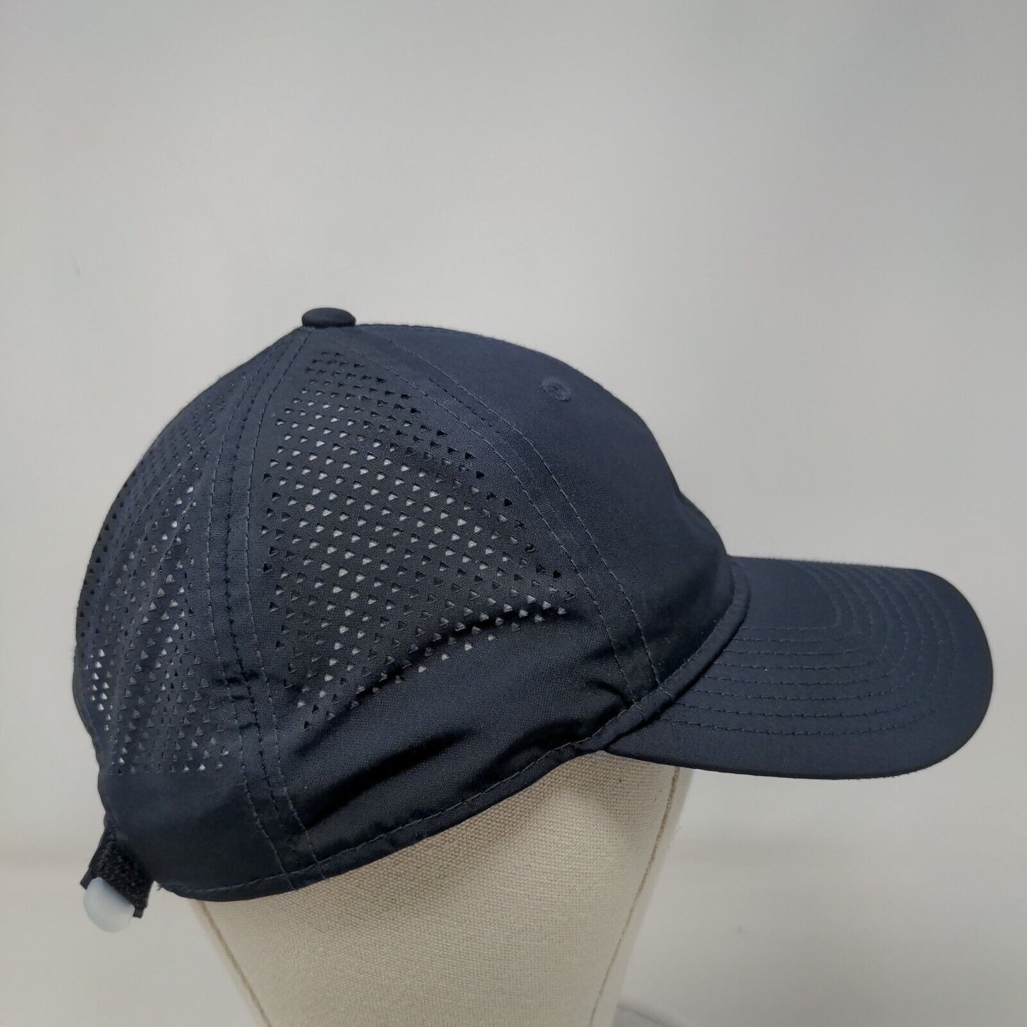 Trinity Solar Strapback Hat Blue OSFM Embroidered Laser Cut New Era