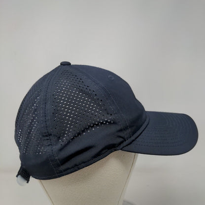 Trinity Solar Strapback Hat Blue OSFM Embroidered Laser Cut New Era