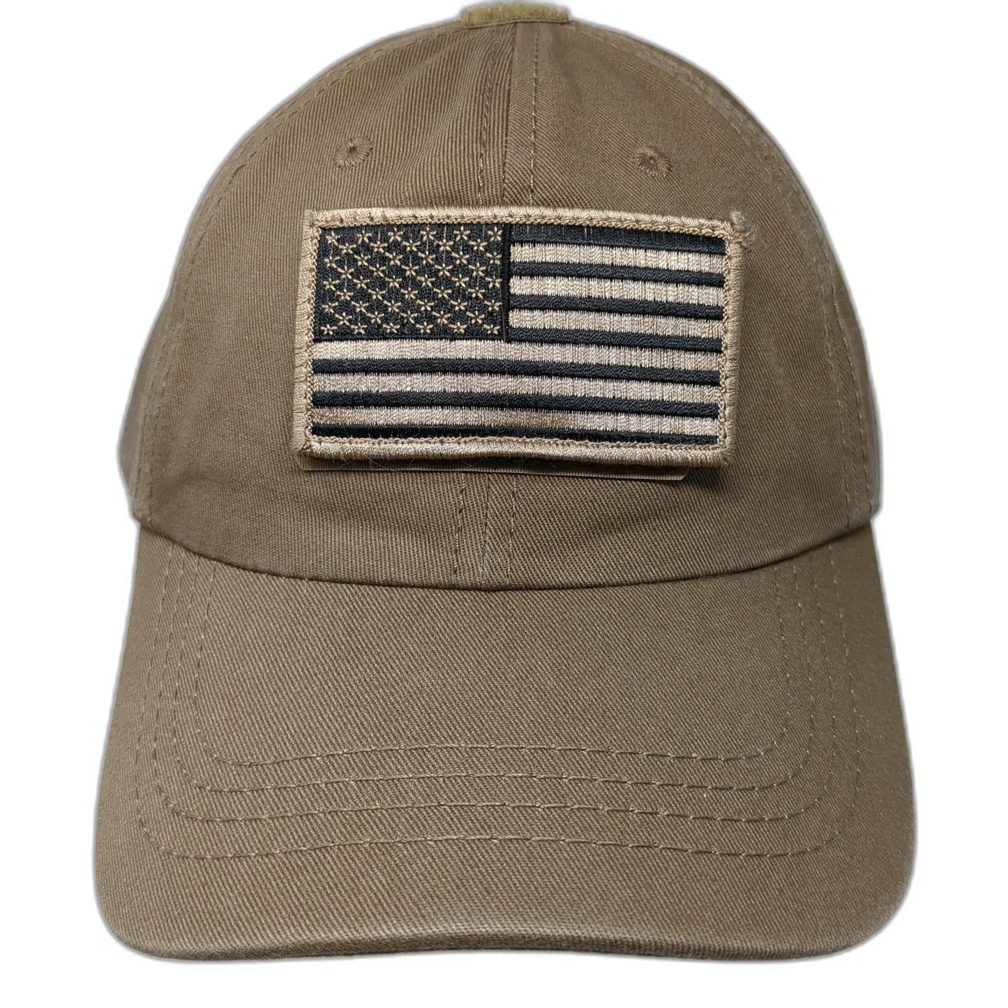 Condor Baseball Cap Brown One Size American Flag Patch Tactical RandCLP Hat