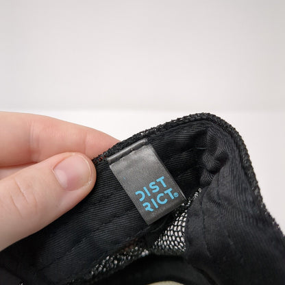 SHIFT Drive Well Idaho Snapback Trucker Hat Black One Size Mesh Back