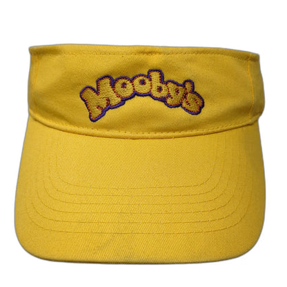 Mooby's Weinstein Co Yellow Visor One Size Strapback Cotton Embroidered Hat