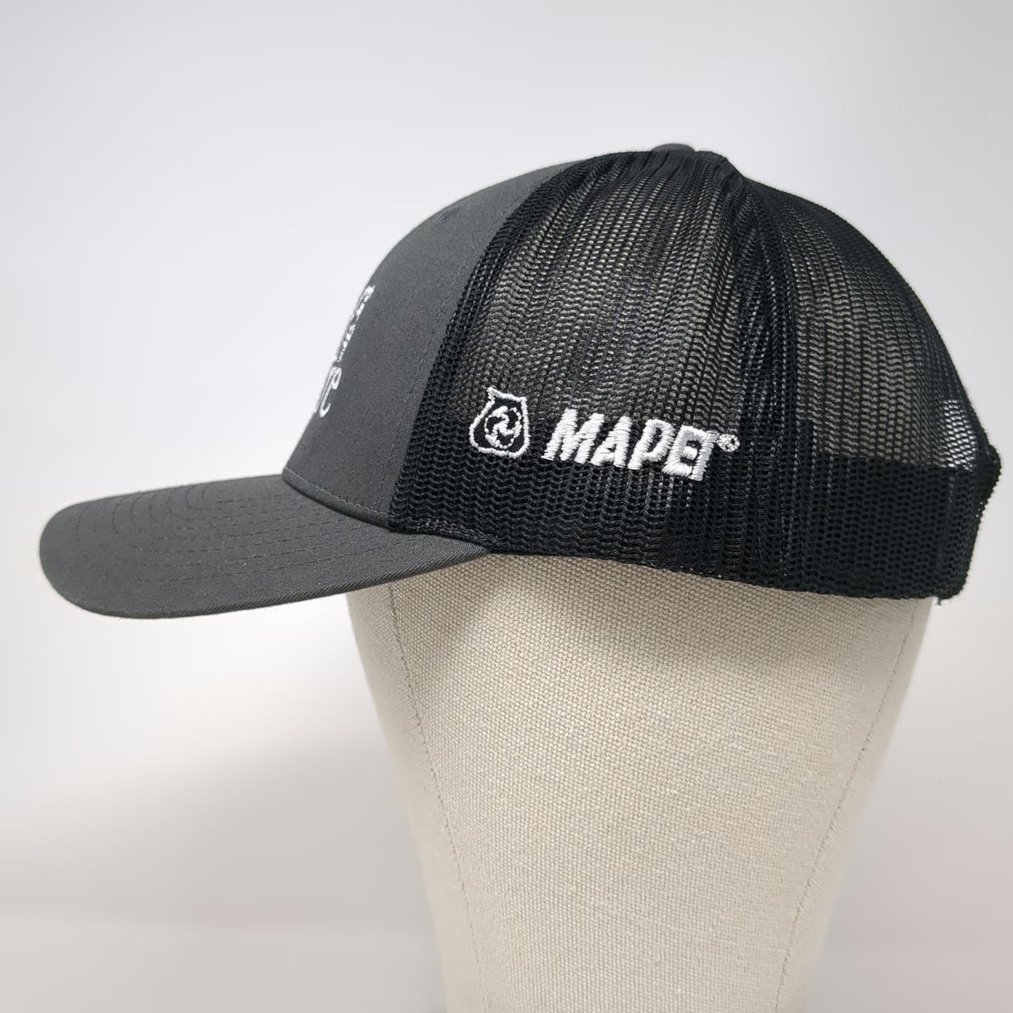 Richardson Trucker Hat Gray L Golf for the Cure MAPEI Snapback Mesh Logo