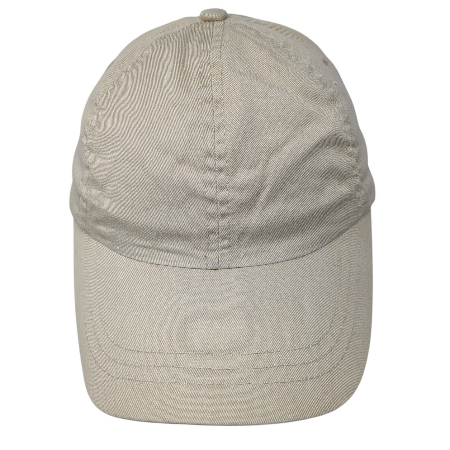 Unbranded Strapback Hat Tan One Size Adjustable Solid Blank 6 Panel