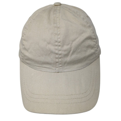 Unbranded Strapback Hat Tan One Size Adjustable Solid Blank 6 Panel