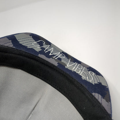 Poler Snapback Mesh Back Trucker Hat Camouflage One Size Camp Vibes