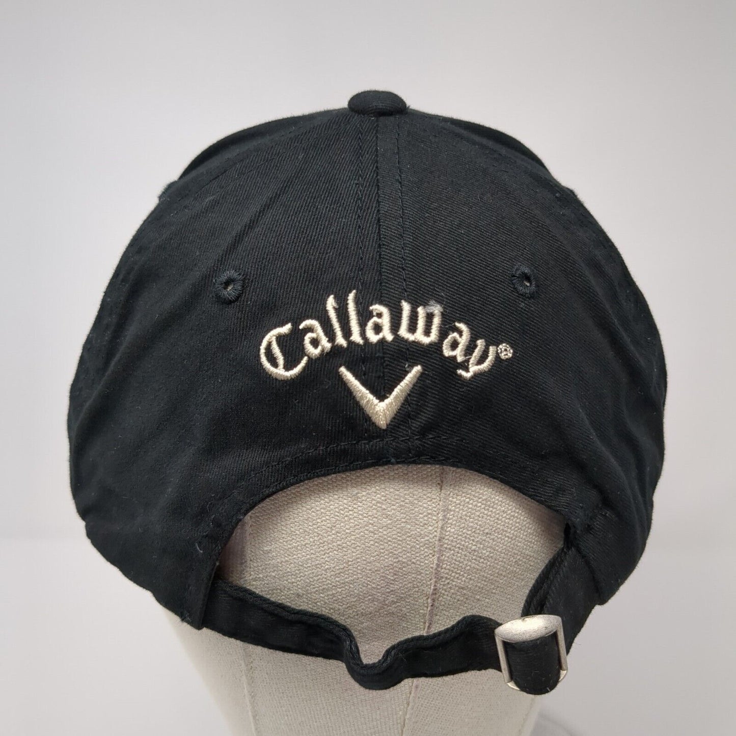 Timken Slideback Hat Black One Size Adjustable Callaway C-Tech 6 Panel