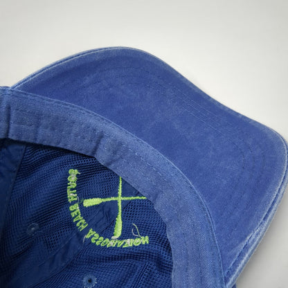 Adams Blue OSFM Baseball Cap Hat South Beach Association Mantoloking Oars Logo
