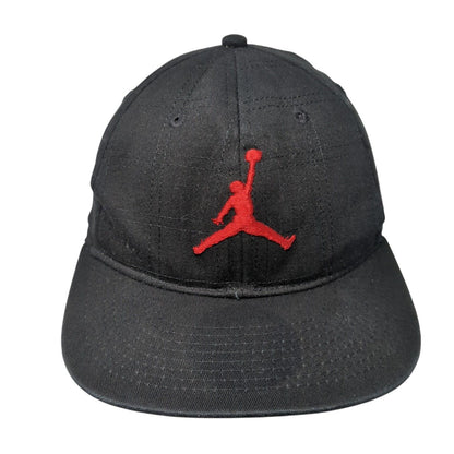 Jordan Jumpman Fitted Hat Black Youth One Size Embroidered 6 Panel
