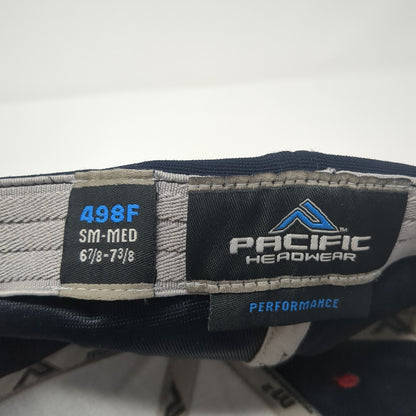 Pacific Headwear Fitted Hat Multcolor 7 3/8 Embroidered Logo Performance