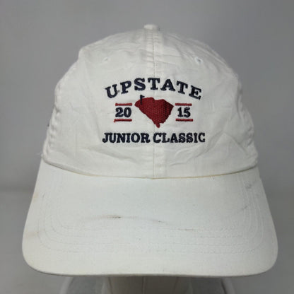 Upstate 2015 Junior Classic Strapback Hat White Extreme Fit Ahead Lightweight
