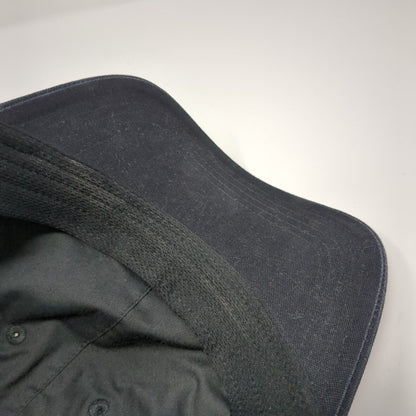 Carhartt Odessa Leather Patch Strapback Hat Black One Size 6 Panel