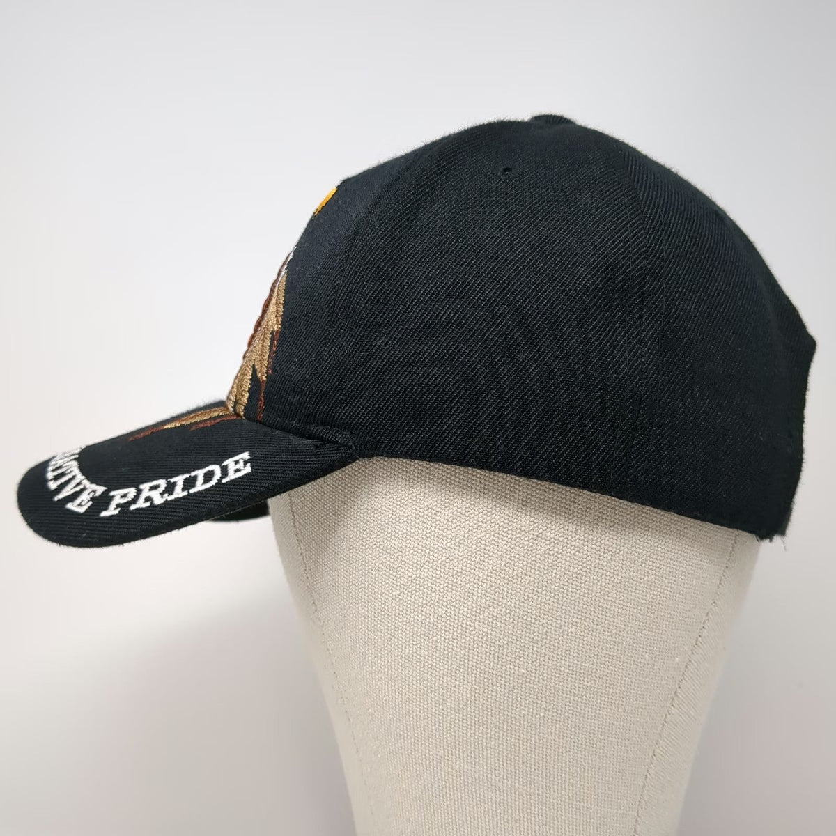 Native Pride Baseball Cap Black One Size Eagle Medicine Wheel Strapback Hat