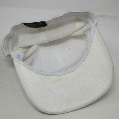 TravisMathew Baseball Cap White One Size Palm Tree Patch Golf Flexfit Sport Hat