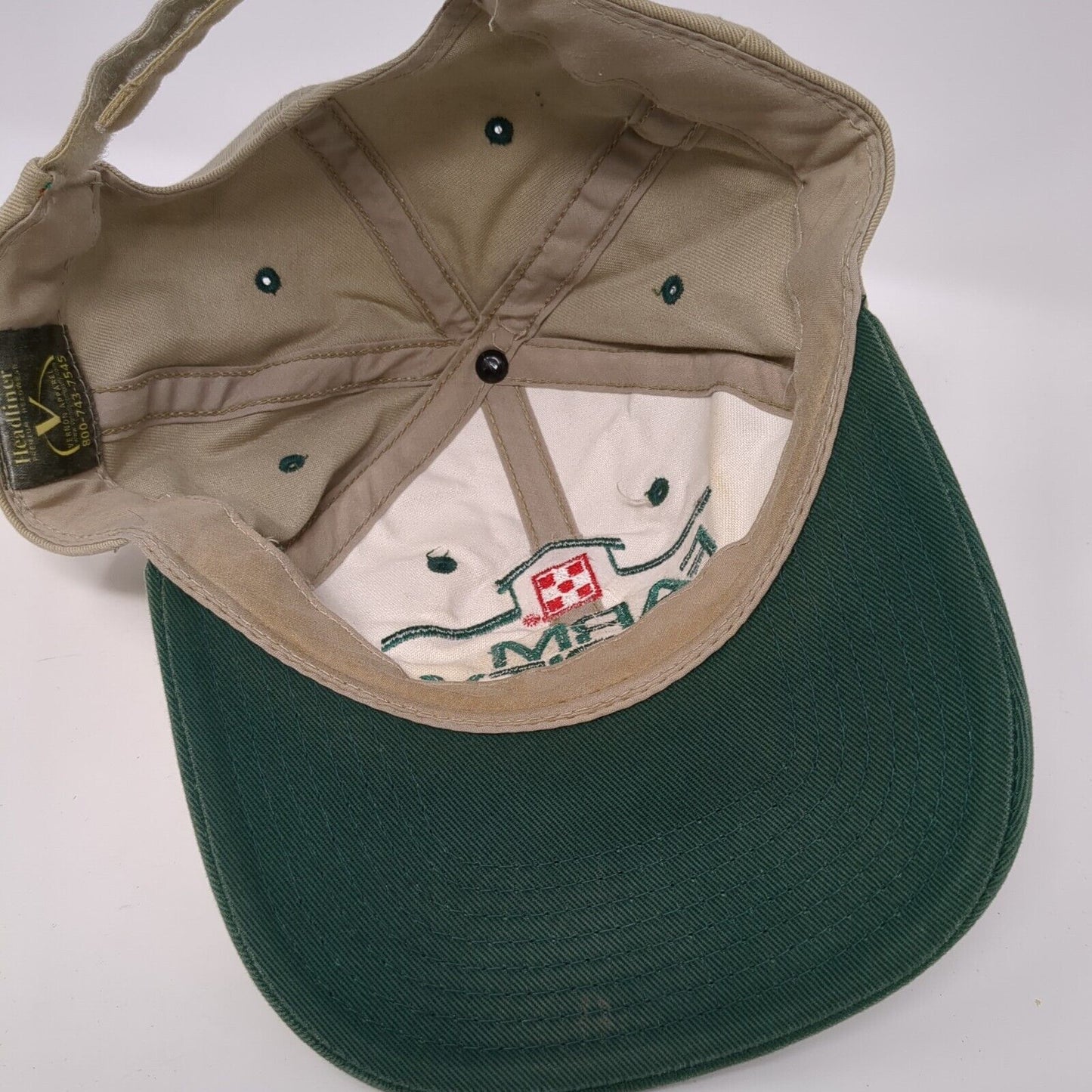 Farm City & Supply Strapback Hat Multi One Size Embroidered Colorblock