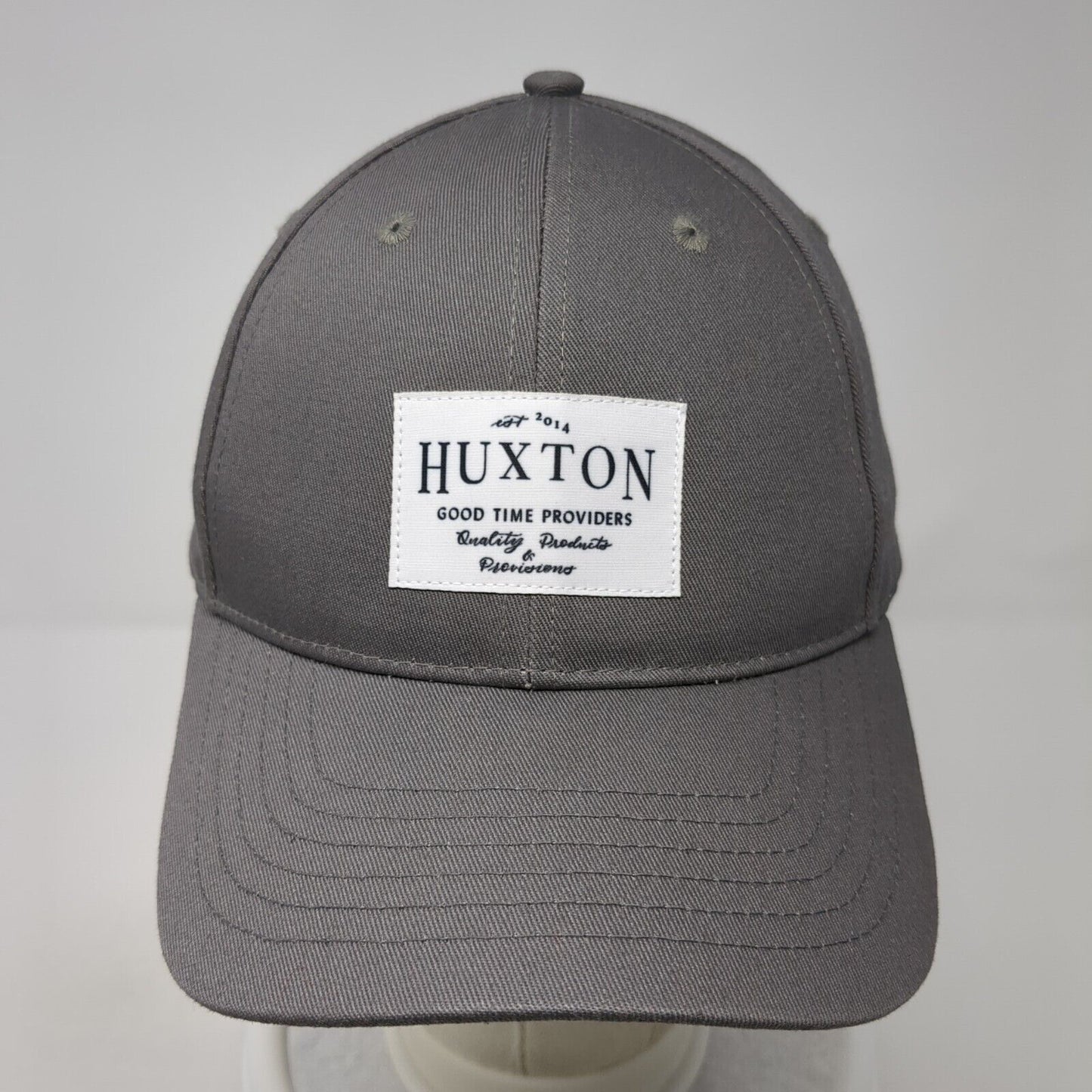 Huxton Good Time Providers Strapback Hat Gray One Size Adjustable 6 Panel