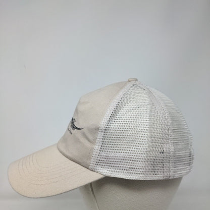 Waikoloa Plaza Village Hawaii Snapback Trucker Hat Tan OSFA Adjustable Hit Wear