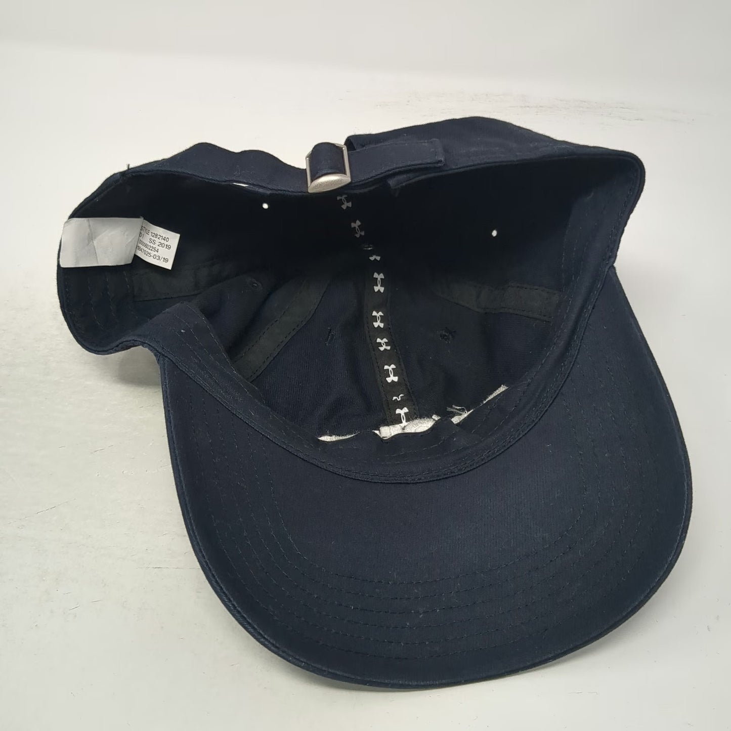 Under Armour Baseball Cap Blue One Size Paychex Logo Slideback Cotton Hat