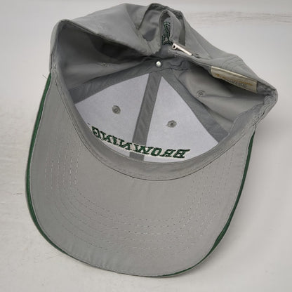 Browning Baseball Cap Gray One Size Buckmark Logo Embroidered Adjustable Strap