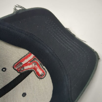 Boston Red Sox MLB 47 Brand Baseball Cap Gray Red M Distressed Cooperstown Hat