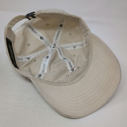 Legendary Headwear Wigwam Golf Hat Beige One Size Baseball Cap Slideback Cotton