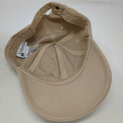 Disney Parks Baseball Cap Beige One Size Mickey Mouse Embroidered Cotton Hat