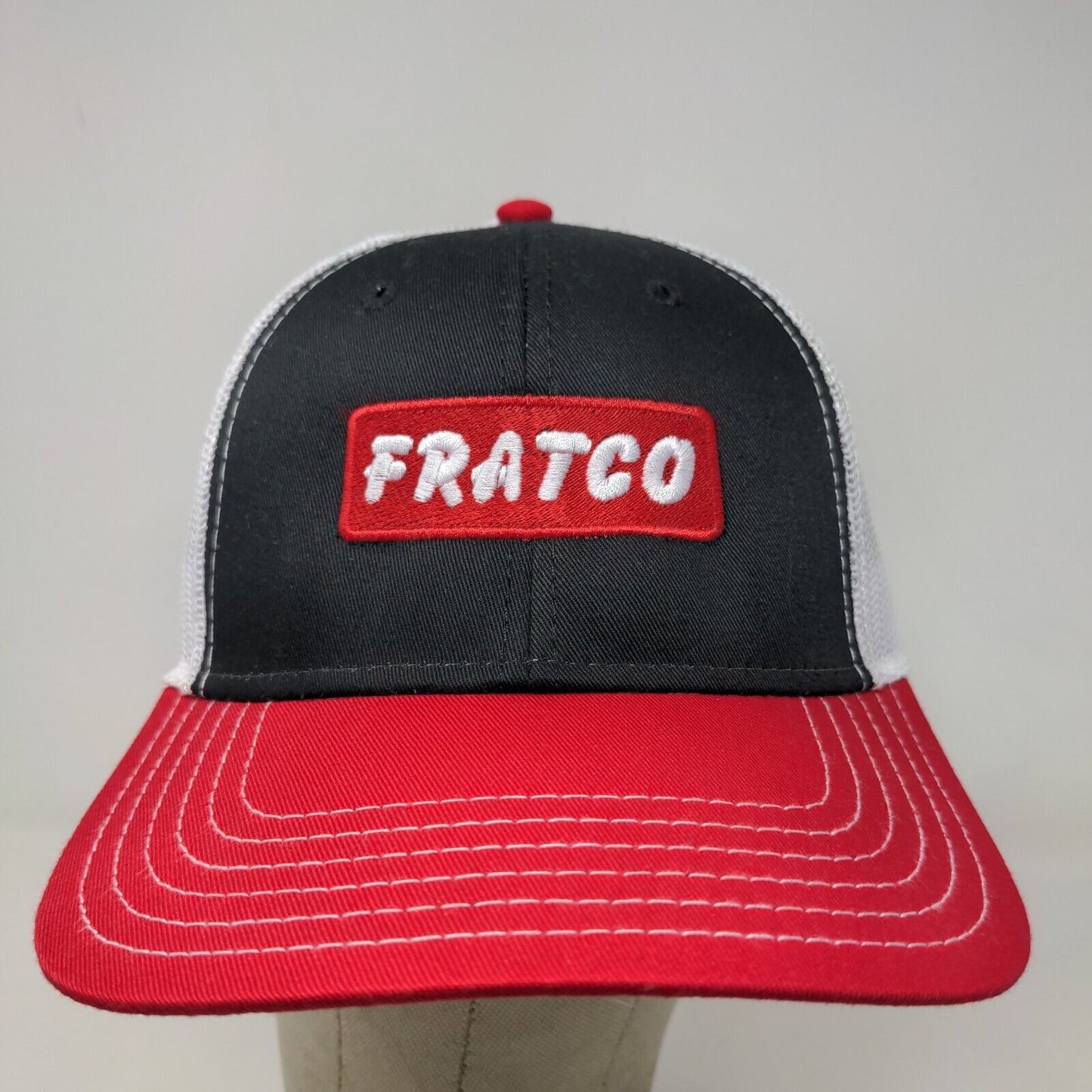 Otto Men's Snapback Mesh Back Hat Multicolor OSFM Embroidered Logo Polycotton