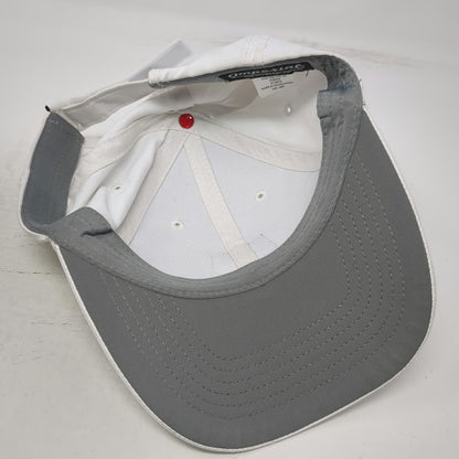 Imperial Baseball Cap White One Size AJGA Shield Logo Golf Strapback Patch Hat