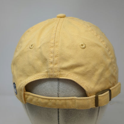 Life is Good Baseball Cap Yellow One Size Flip Flops Embroidered Cotton Hat