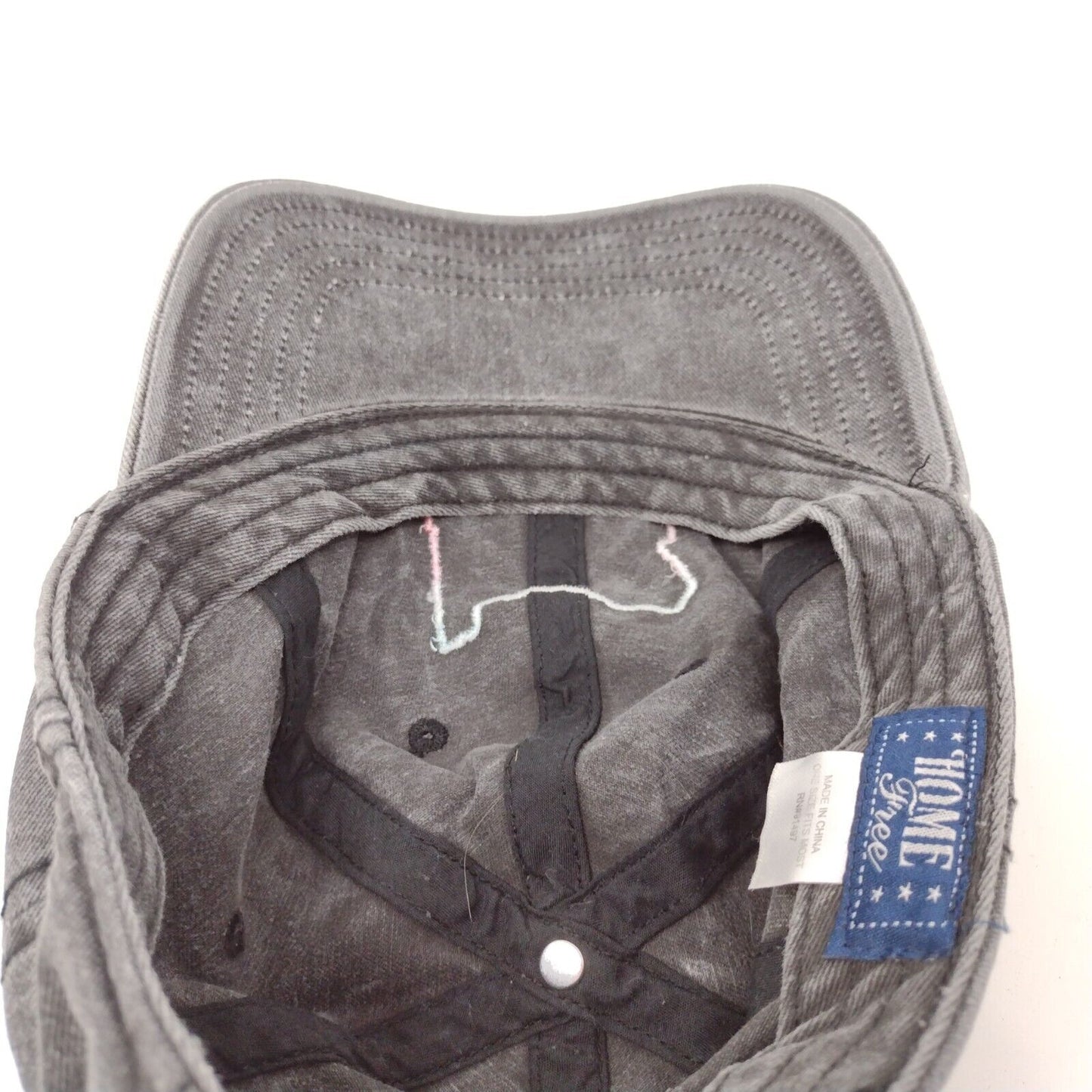 Oregon Slideback Hat Gray OSFM Adjustable Embroidered Home Free