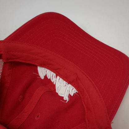 Coca-Cola Logo Red OSFM Baseball Cap Hat Mesh Back Slideback Embroidered Cotton