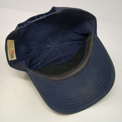 Langenberg Hat Co 5 Panel Blue One Size USN Farragut Idaho Snapback Anchor USA