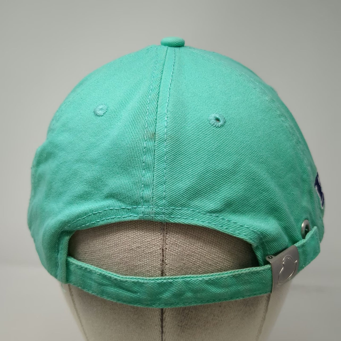 Peeps Brand Baseball Cap Green Blue One Size Cotton Slideback Mascot Hat