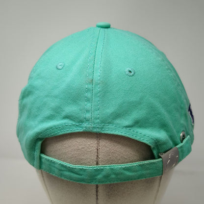 Peeps Brand Baseball Cap Green Blue One Size Cotton Slideback Mascot Hat