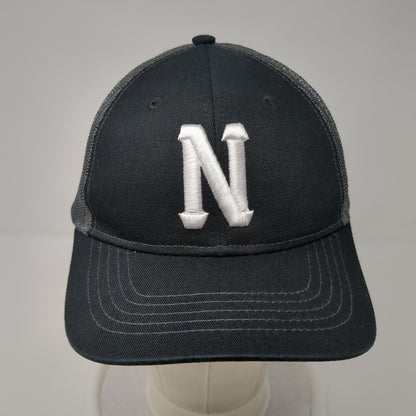 Letter N Snapback Mesh Back Trucker Hat Youth One Size Embroidered