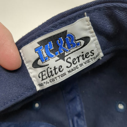 TCKB Morton Buildings Baseball Cap Blue One Size Cotton Strapback Logo Hat