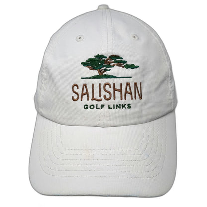 Imperial Baseball Cap White One Size Salishan Golf Links Strapback Hat Golfing