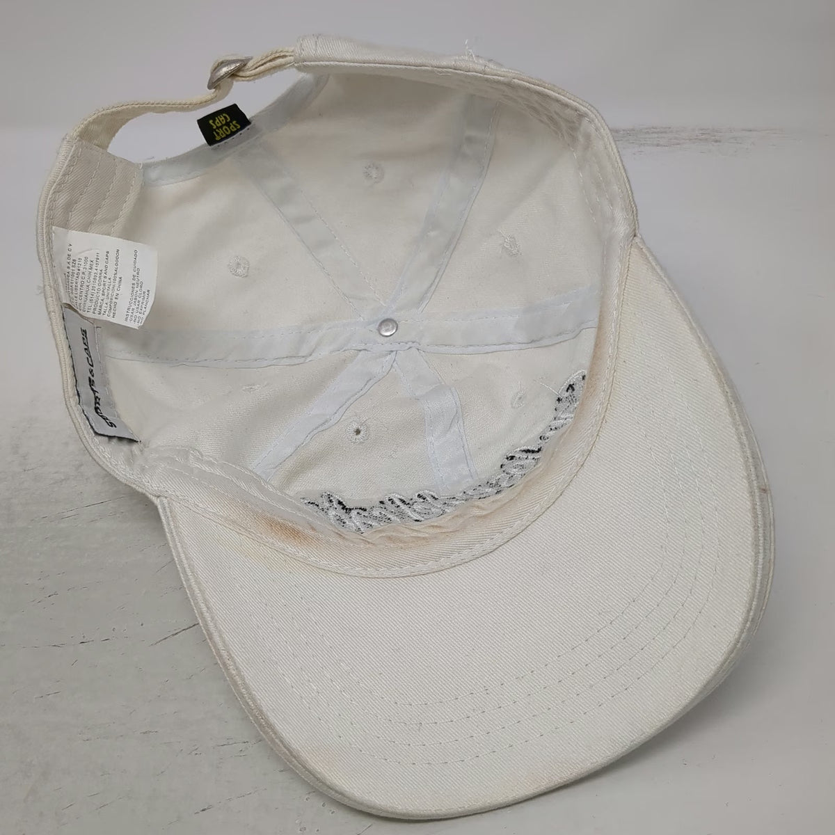 Sports & Caps White Baseball Cap One Size San Jose del Cabo Mexico Slideback Hat