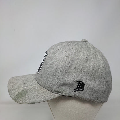 Arizona Leather State Patch Fitted Hat Gray L-XL Flexfit Branded Bills