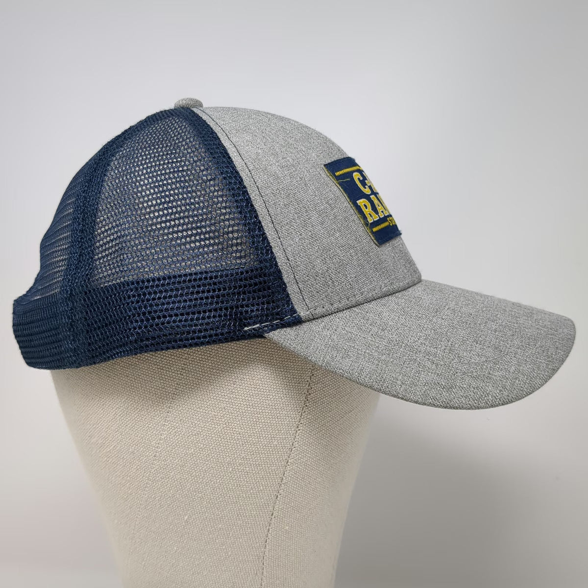 C-A-L Ranch Stores Trucker Hat Gray One Size Mesh Snapback Patch Adjustable Farm