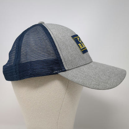C-A-L Ranch Stores Trucker Hat Gray One Size Mesh Snapback Patch Adjustable Farm