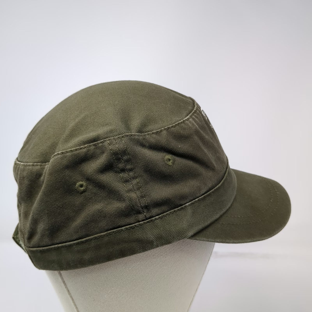 First Act Army Cap Green One Size VU Meter Graphic Music Cotton Strapback Hat