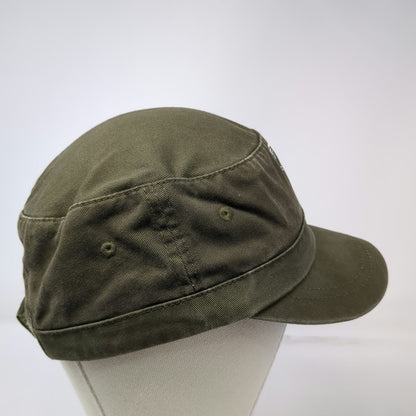 First Act Army Cap Green One Size VU Meter Graphic Music Cotton Strapback Hat