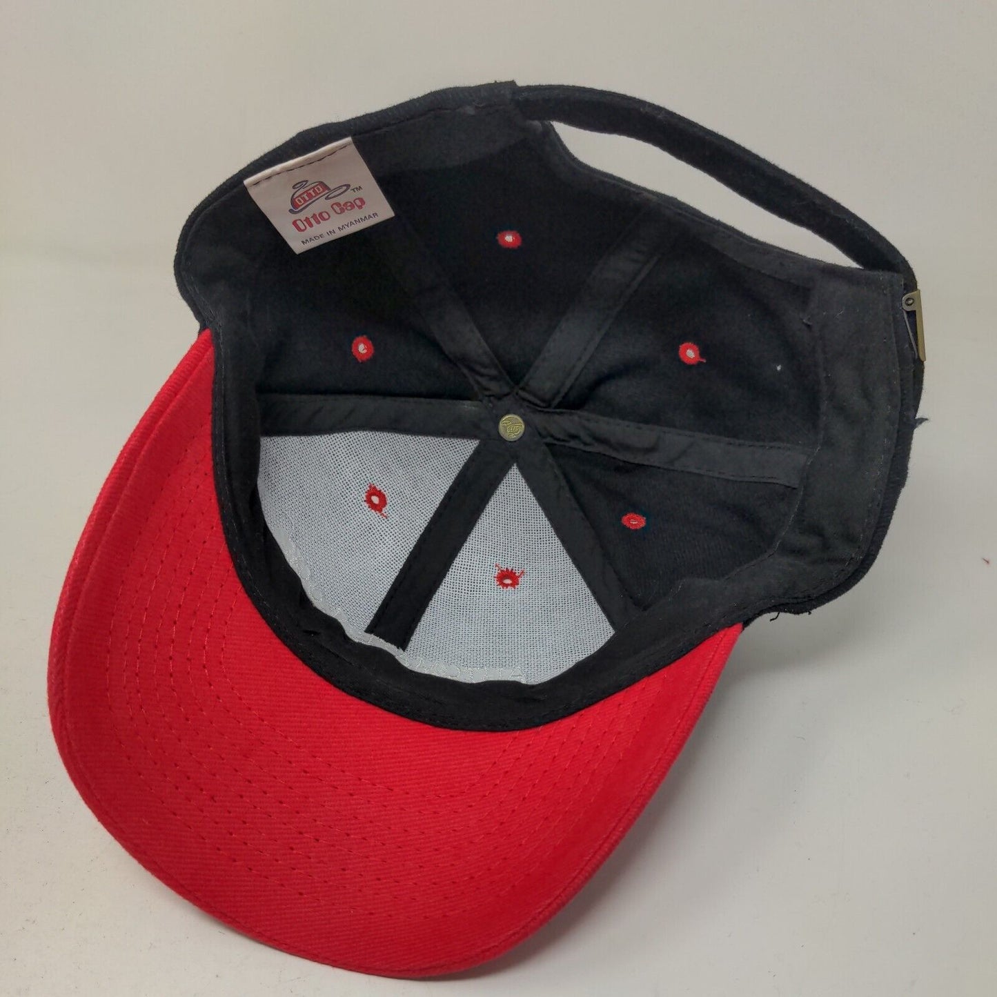 Automated Logic Corporation Men's Slideback Hat Black Red OSFM Embroidered Logo