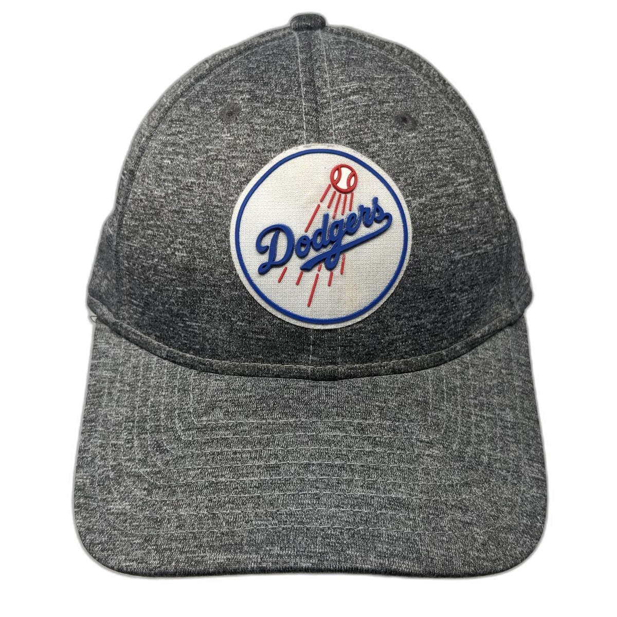 New Era Los Angeles Dodgers MLB Baseball Cap Gray L 39THIRTY Stretch Fit Hat