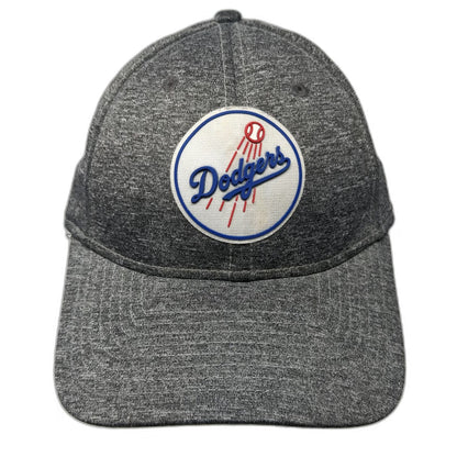 New Era Los Angeles Dodgers MLB Baseball Cap Gray L 39THIRTY Stretch Fit Hat