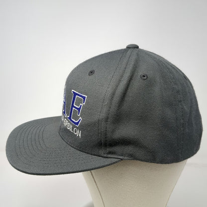 Yupoong Snapback Hat Gray One Size Sigma Alpha Epsilon Greek Life Flat Brim