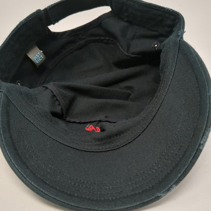 District Army Cap Black One Size Rockies Red Script Distressed Strapback Hat