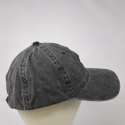 Unbranded Slideback Hat Black One Size Adjustable Blank Vent Holes