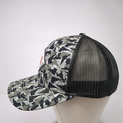 Barrier Building Snapback Trucker Hat Camo One Size Adjustable Mesh Pride Camo