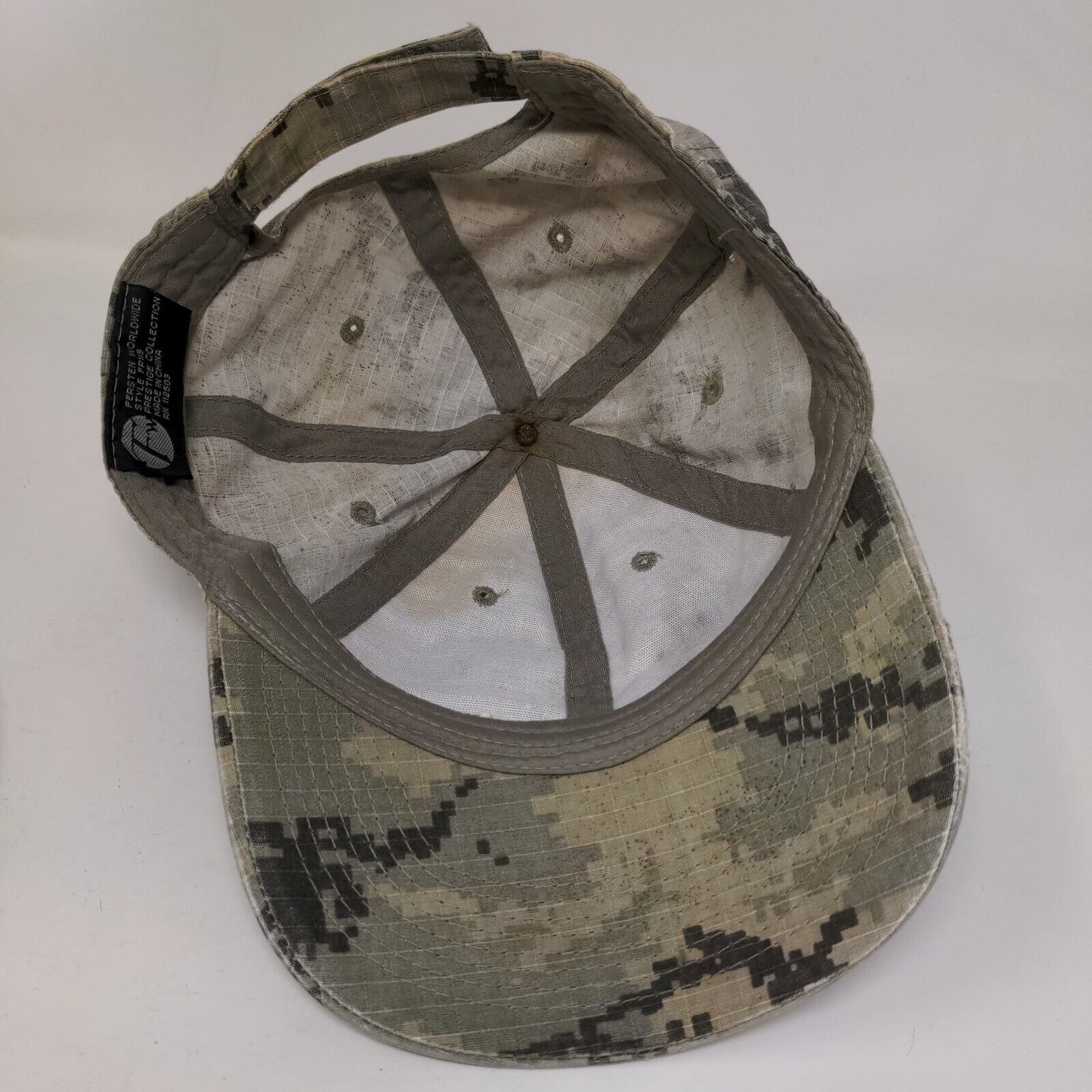 Adapco Strapback Hat Camouflage One Size Embroidered Adjustable 6 Panel